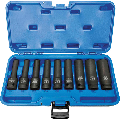 PTS-912D Jeux de douilles External Torx - profondes - JET 610394