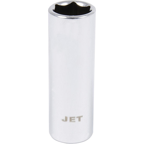 Chrome Socket, 3/4", 1/2" Drive, 12 Points - JET 672224