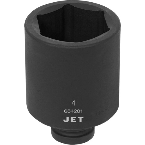 Socket, Impact, 4", 1" Drive, 6 Points, Deep - JET 684201