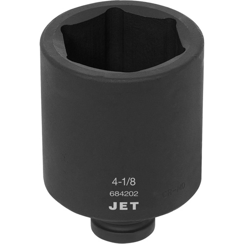 Socket, Impact, 4-1/8", 1" Drive, 6 Points, Deep - JET 684202