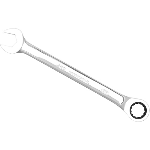 Cl&eacute; mixtes &agrave; rochet, 8 mm, Fini Chrome - JET 701153