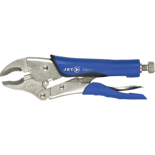 J10WRG Curved Jaw Locking Pliers, 10" Length, Curved Jaw - JET 730459