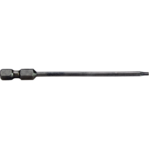 Power Drive Bit, Torx, T-15 Tip, 1/4" Drive Size, 6" Length - Apex 49-C-TX-15