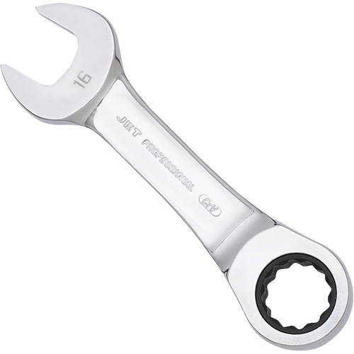 Metric Ratcheting Stubby Combination Wrench - JET 701461