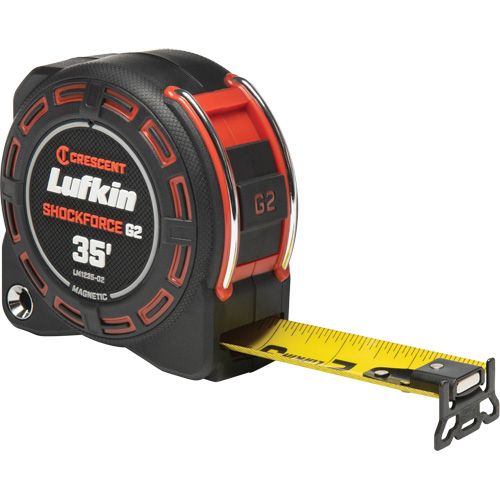 Shockforce G2 Magnetic Tape Measure, 1-1/4" x 35' - Lufkin By Crescent LM1235-02