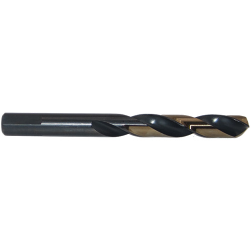 Two-Tone 3-Flat Mechanic's Drill, 9/64", High Speed Steel, 135° Point - Clarkson Osborn DF15009