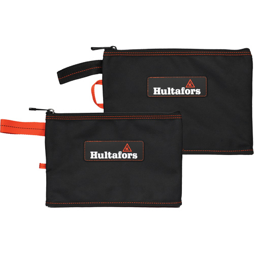 Sac &agrave; fermeture &eacute;clair polyvalent, Polyester balistique, Noir/Rouge - Hultafors HT5102