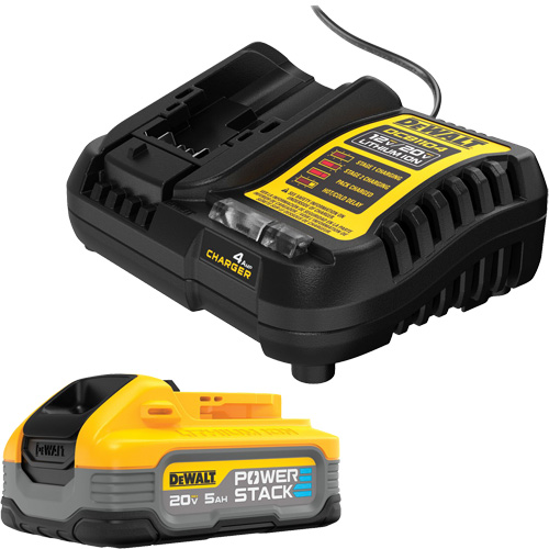 POWERSTACK Battery Kit, Lithium-Ion, 20 V, 5 Ah - DEWALT DCBP520C