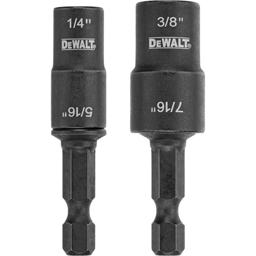 Jeu de tourne-&eacute;crous &agrave; double embout d&eacute;tachable, 2 mcx, Magn&eacute;tique, Imp&eacute;rial - DEWALT DWADEND-2