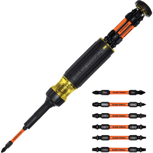 13-in-1 Ratcheting Impact-Rated Screwdriver - Klein Tools 32313HD