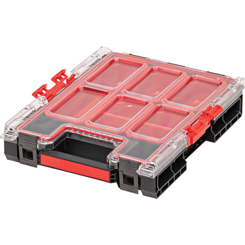 Organisateur moyen avec bacs Arx, 10-3/10" x 14-3/10" x 3", Noir - Outils Aurora 