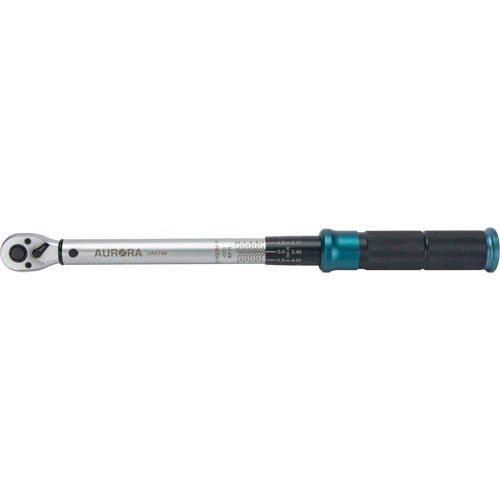 Cl&eacute; dynamom&eacute;trique &agrave; 72 dents, &agrave; cliquer, Entraînement 3/8" carr&eacute;, 10 - 100 lb-pi - Outils Aurora 