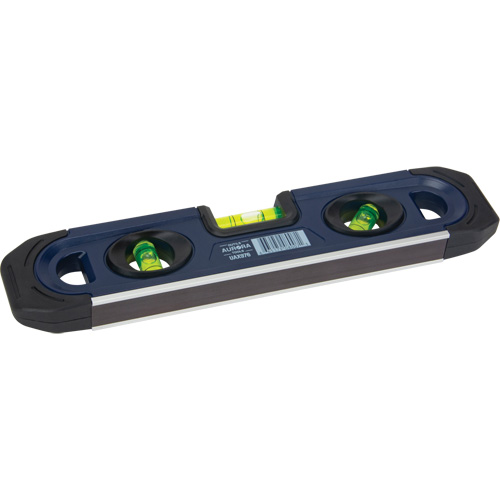 Torpedo Level, 9" L, 3 Vials, Magnetic - Aurora Tools 