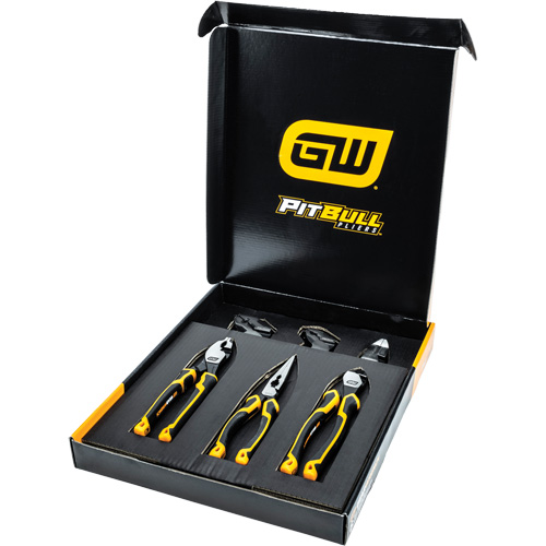 Jeu de pinces mixtes &agrave; double mat&eacute;riau PITBULL, 6 Morcea - Gearwrench 82204C-06