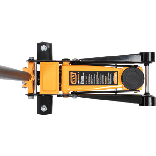 Heavy-Duty Floor Jack, 3 Ton(s) Capacity, 5-1/4" Lowered, 18-1/4" Raised, Manual Hydraulic - Gearwrench 099575100390