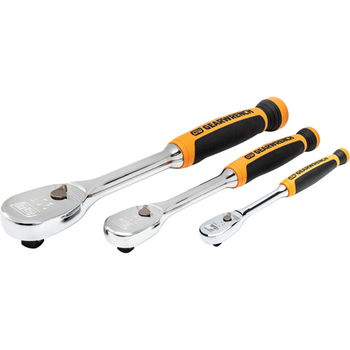 90-Tooth Dual Material Teardrop Ratchet Set - Gearwrench 099575012075