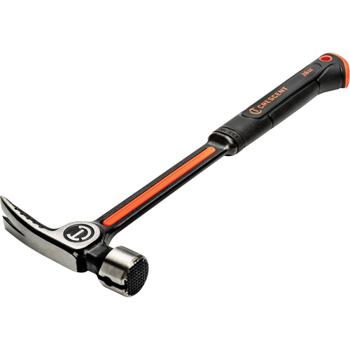 Milled-Face Framing Hammer, 28 oz., Solid Steel Handle, 16" L - Crescent 037103350442