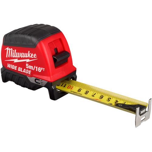 Ruban &agrave; mesurer magn&eacute;tique &agrave; lame large, 1-3/8" x 16' - Milwaukee 48-22-1217M