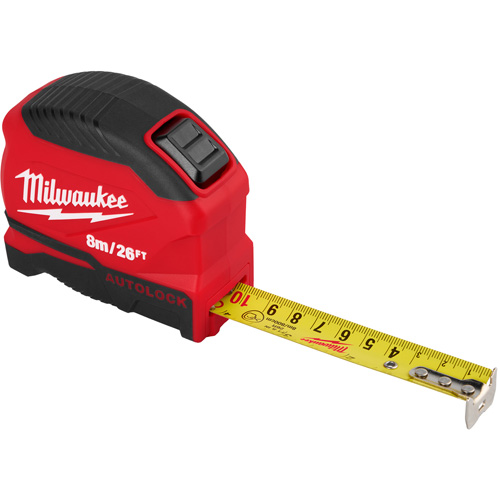 Auto-Lock Tape Measure, 1" x 26' - Milwaukee 48-22-1826