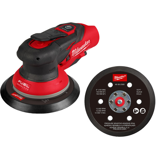 Marteau rotatif SDS MAX M12 FUEL, papier sabl&eacute; 6", 12 V - Milwaukee 2584-20