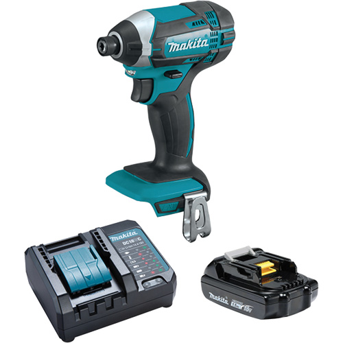 Tournevis &agrave; chocs de 1/4" LXT, 1/4", 1460 lb-po Couple max., 18 V, Lithium-ion - Makita DTD152Y003