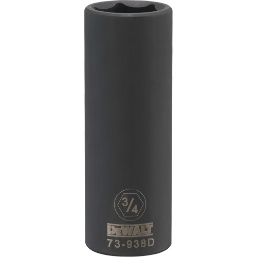 Douille, Chocs, 3/4", Prise 1/2", 6 pans - DEWALT DWMT73938OSP