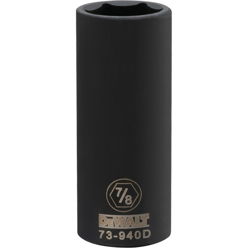 Socket, Impact, 7/8", 1/2" Drive, 6 Points - DEWALT DWMT73940OSP