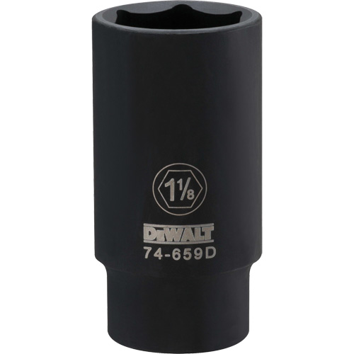 Douille, Chocs, 1-1/8", Prise 1/2", 6 pans - DEWALT DWMT74659OSP