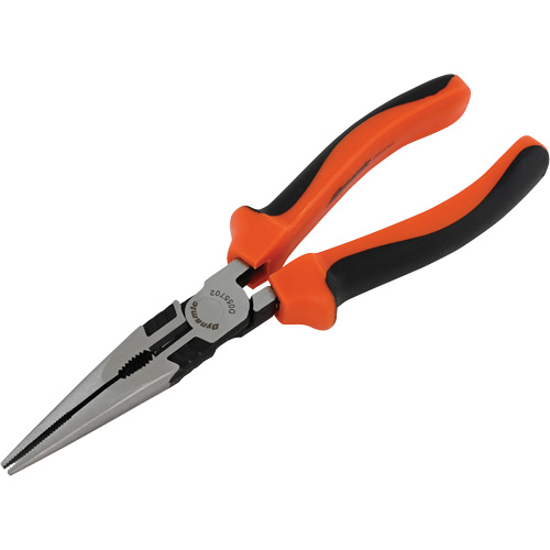 Pinces &agrave; bec Long avec poign&eacute;es confortables, 8" lo - Dynamic Tools D055702