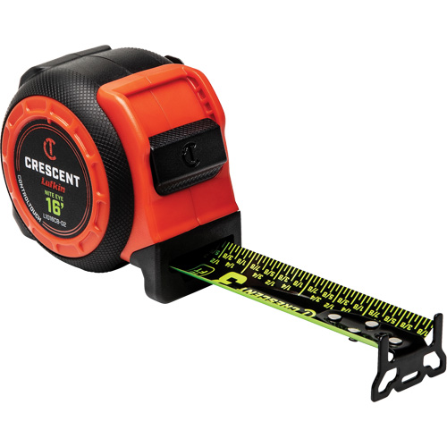  Ruban &agrave; mesurer CONTROLTOUCH NITE EYE, 1-3/16" x 16', Marques de goujon SAE - Lufkin By Crescent L1016CB-02