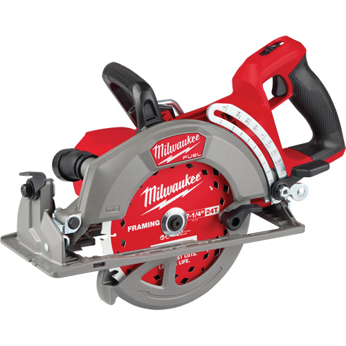 Scie circulaire &agrave; poign&eacute;e arri&egrave;re M18 Fuel - Outil seulement , 7-1/4", 18 V - Milwaukee 2930-20