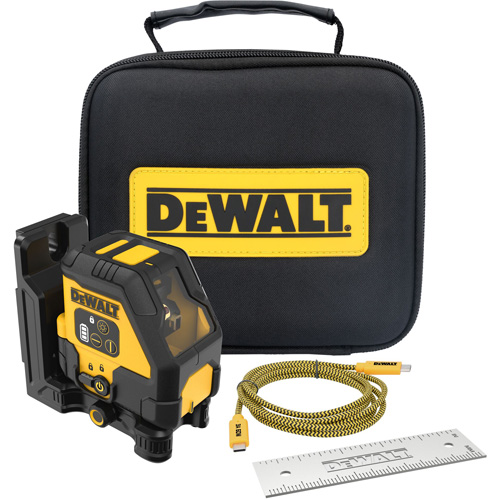 USB Rechargeable Red Cross Line Laser (Tool Only) - DEWALT DCLE14201RB