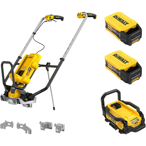 Ensemble de chape &agrave; b&eacute;ton motoris&eacute;e POWERSHIFT - DEWALT DCPS330AG2