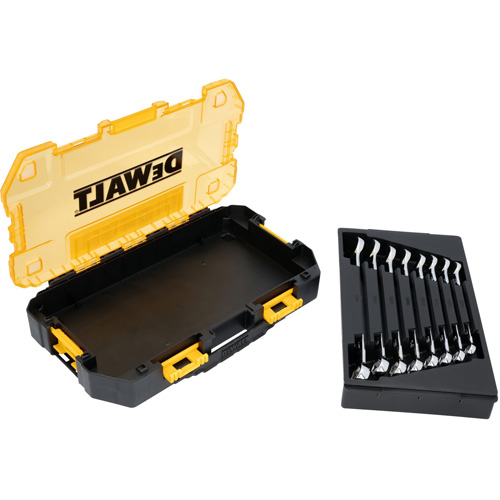 Jeu de cl&eacute;s TOUGHSERIES, Combinaison, 8 morceaux, M&eacute;trique - DEWALT DWMT45426