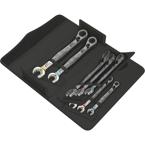6001 Joker Switch Ratcheting Wrench Set, 8 Pcs, 5/16" Drive Size - Wera Tools 05020093001
