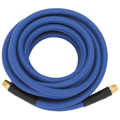 AH3850HY Hybrid Hose, Air, Polyester/Polymer, 3/8" dia. x 50', 300 psi, 1/4 NPT - JET 408194