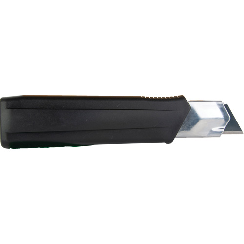 READYEDGE 25mm Retractable Knife, Carbon Steel, Heavy-Duty, Rubber Handle - Aurora Tools 