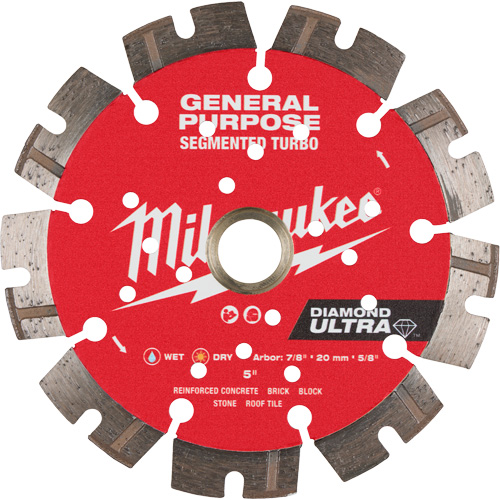 DIAMOND ULTRA Segmented Turbo General Purpose Diamond Blade - Milwaukee 49-93-7526