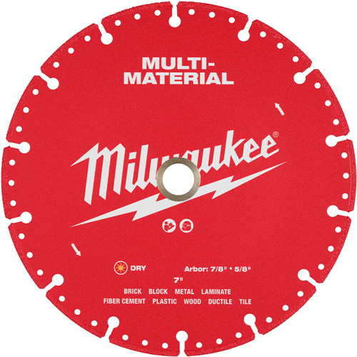 Lame diamant&eacute;e multimat&eacute;riaux - Milwaukee 49-93-9607