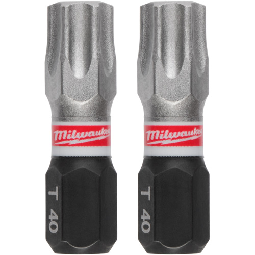 SHOCKWAVE Impact Duty Insert Bits, Torx, T-40 - Milwaukee 48-32-4438
