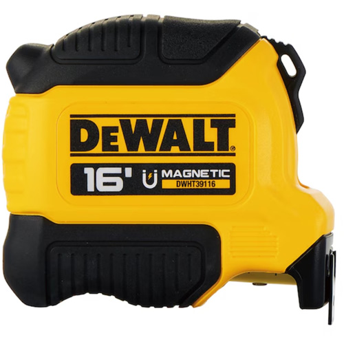 Ruban &agrave; mesurer magn&eacute;tique compact, 16', Marques de goujon Imp&eacute;rial - DEWALT DWHT39116S