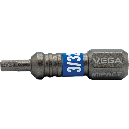 Impactech&reg; Insert Bit, Hex, 3/32", 1/4" Drive - Vega T125H0664A
