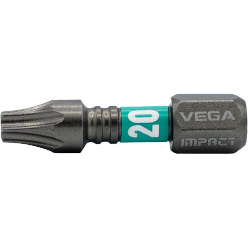 Embout Impactech, Torx, T-20, Prise 1/4" - Vega T125T20A