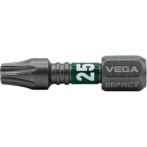 Embout Impactech, Torx inviolable, T-25, Prise 1/4" - Vega T125TT25A