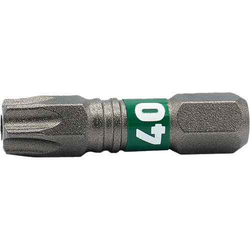 Impactech&reg; Insert Bit, Torx&reg; Tamper, T-40, 1/4" Drive - Vega T125TT40A