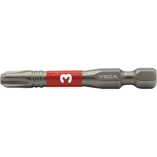 Impactech&reg; Power Bit, Phillips, #3 Tip, 1/4" Drive Size, 2" Length - Vega T150P3A