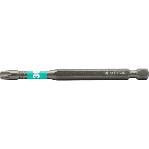 Impactech&reg; Power Bit, Torx, T-30 Tip, 1/4" Drive Size, 3-1/2" Length - Vega T190T30A