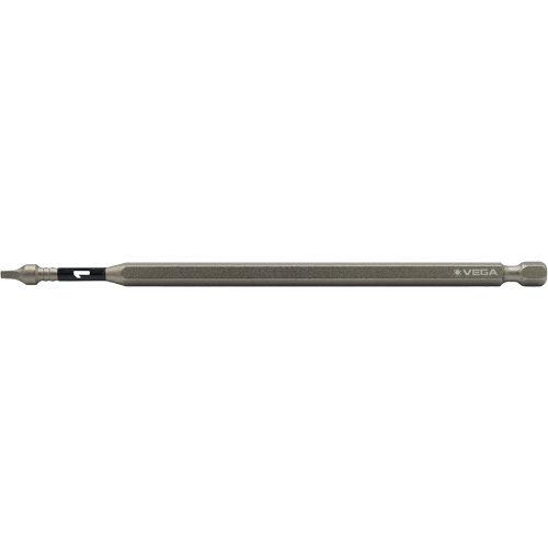 Impactech&reg; Power Bit, Square, #1 Tip, 1/4" Drive Size, 6" Length - Vega T1150R1A