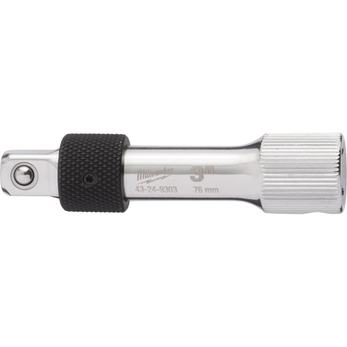 Locking Extension Socket, 3/8" Drive, 3" L - Milwaukee 43-24-9303