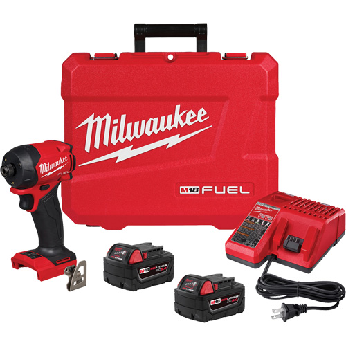 Trousse visseuse hydraulique &agrave; prise hexagonale SURGE M18 FUEL , 1/4", 1000 lb-po Couple max., 18 V, Lithium-ion - Milwaukee 2761-22